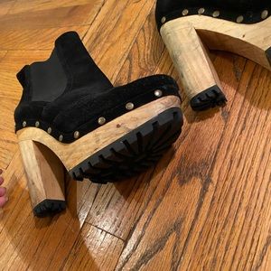 Ralph Lauren Suede Chunky Booties